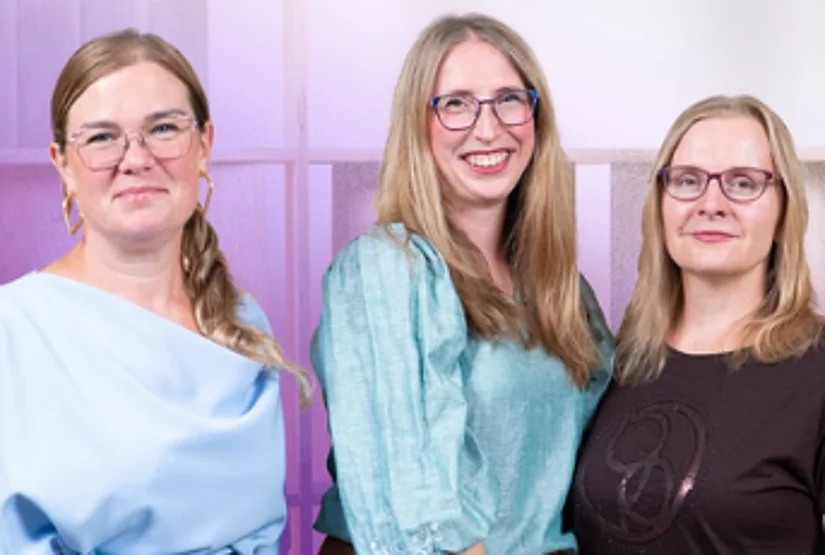 Auf dem Bild Šárka Homfrey, Ivana Lukeš Rybanská, Lucie Václavková