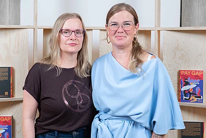 Auf dem Bild Lucie Václavková und Šárka Homfrey